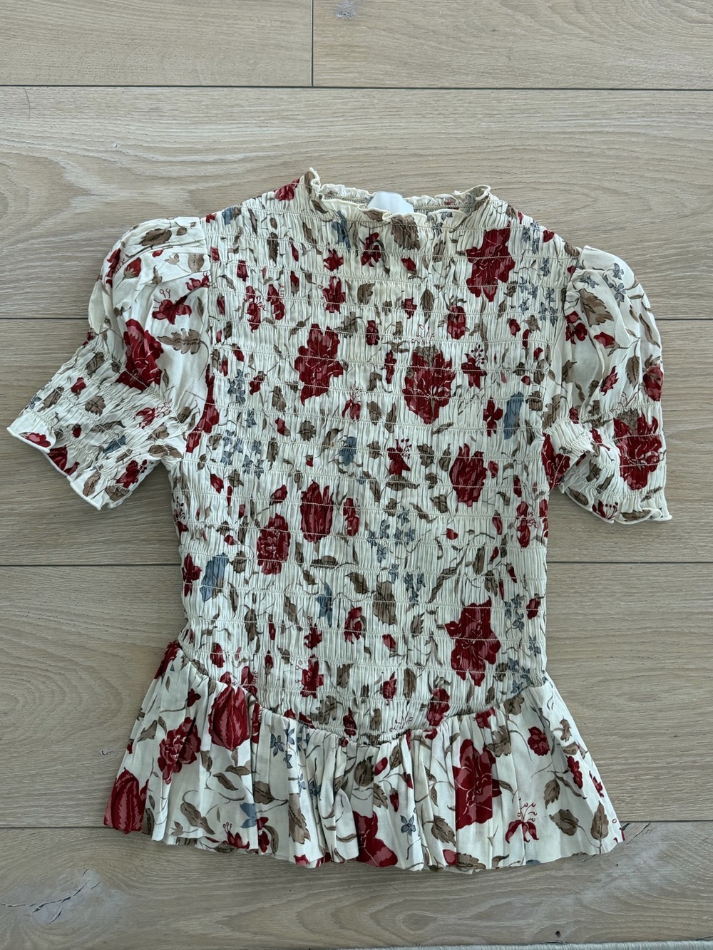 Reformation Aggie floral blouse